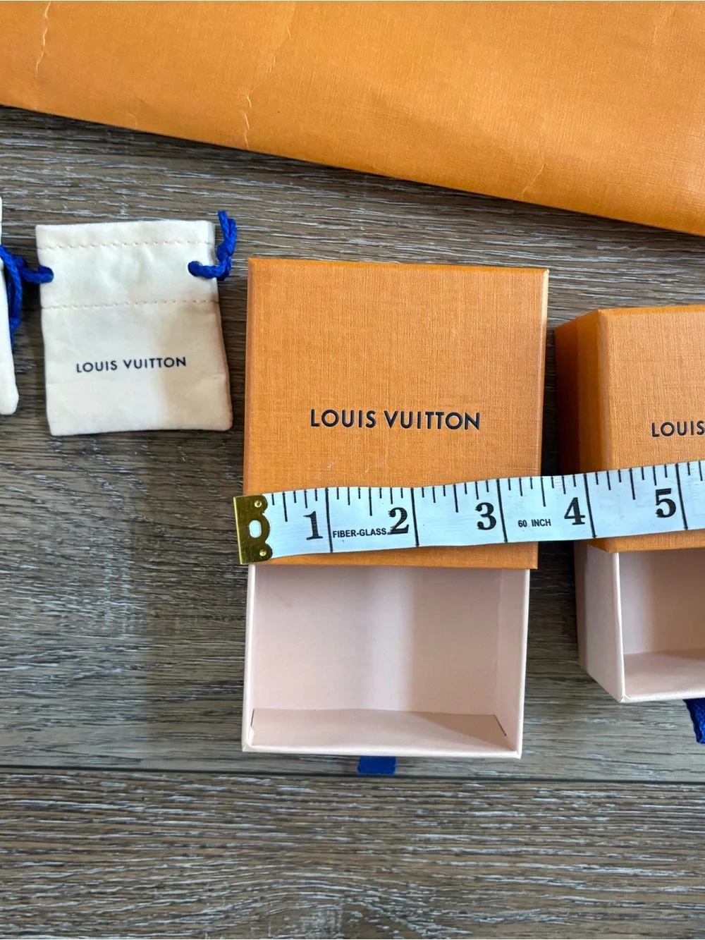 Louis Vuitton Orange Packaging Set box pouches shopping bags multi size